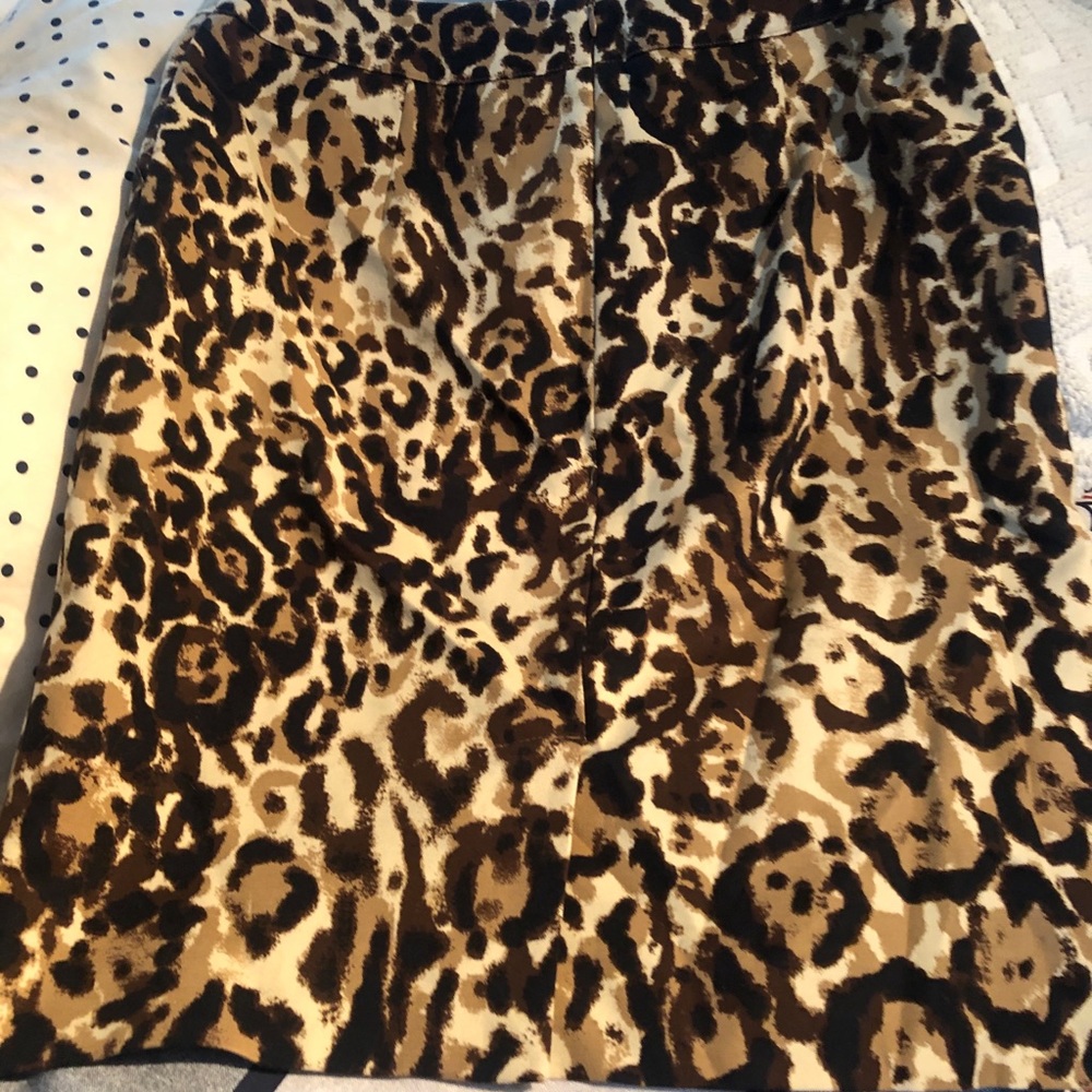 Cheetah Print Midi Skirt